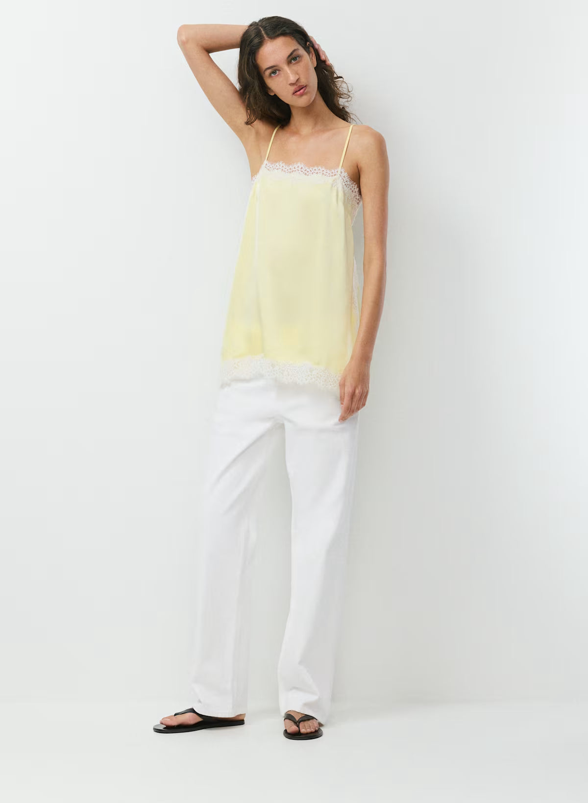 Serif Satin Camisole