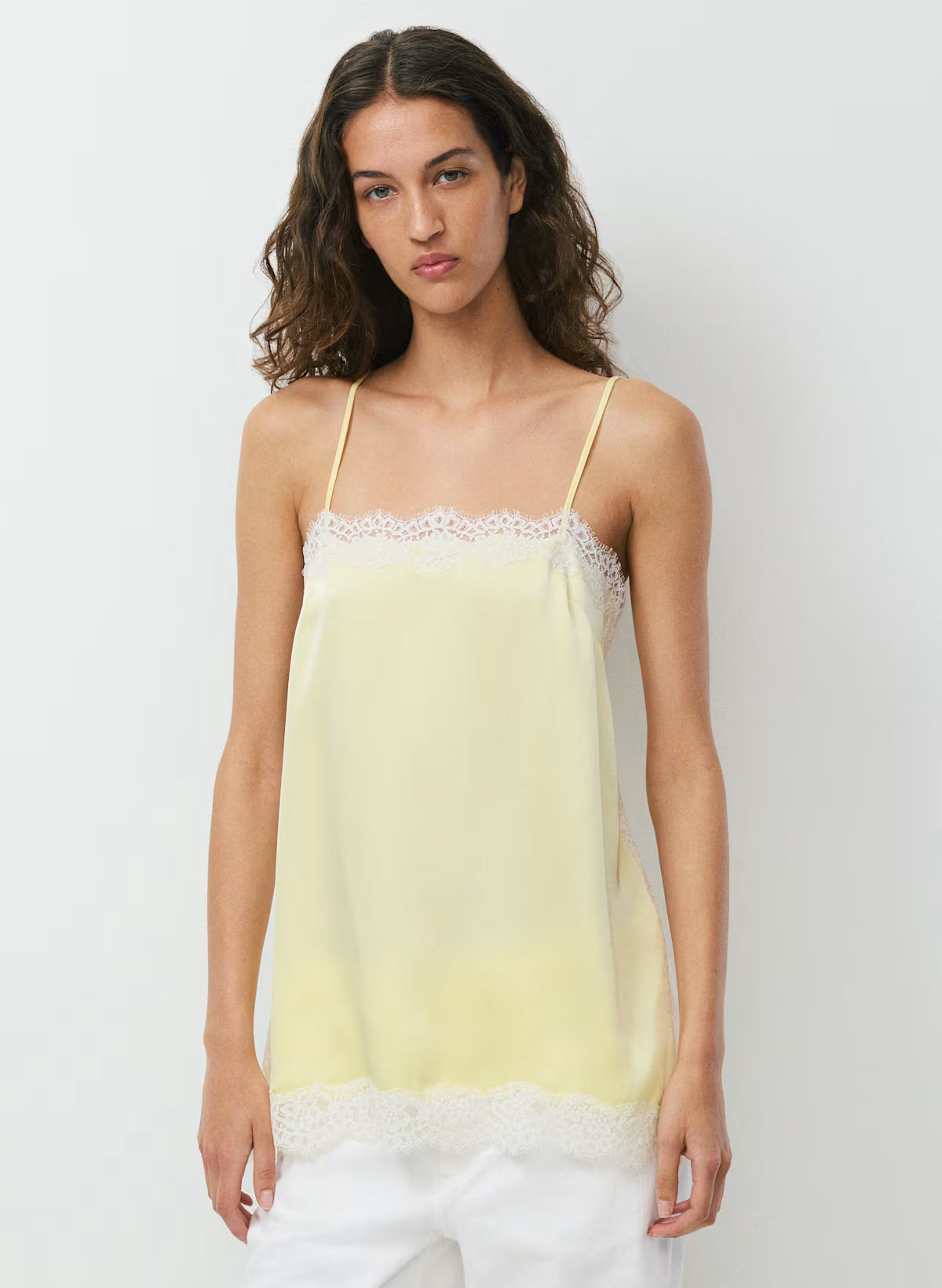 Serif Satin Camisole