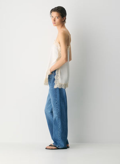 Serif Satin Camisole