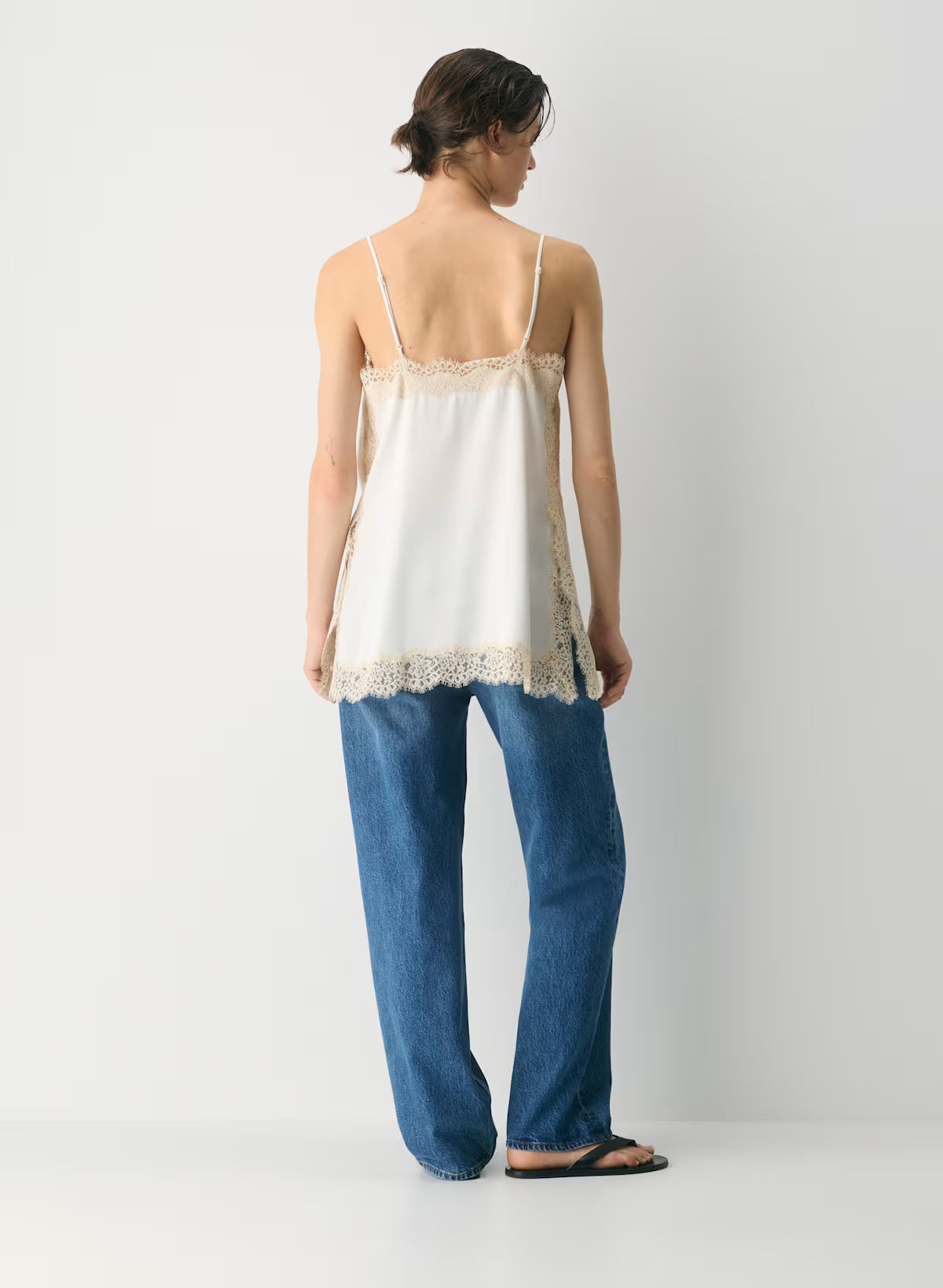 Serif Satin Camisole