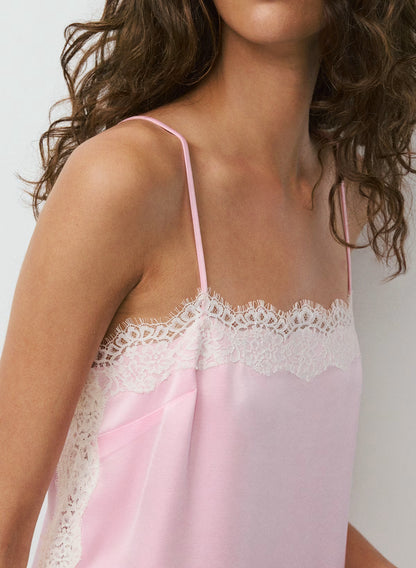 Serif Satin Camisole
