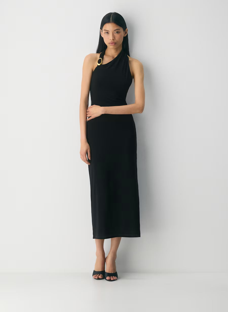 Smooth Matter™ Shadowplay Halter Dress