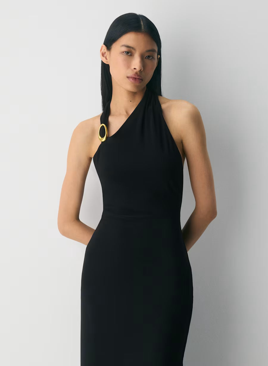 Smooth Matter™ Shadowplay Halter Dress