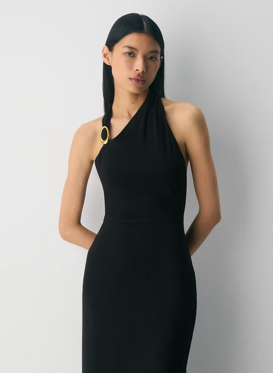 Smooth Matter™ Shadowplay Halter Dress