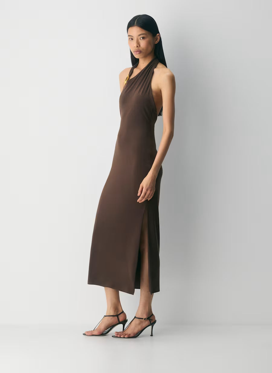 Smooth Matter™ Shadowplay Halter Dress