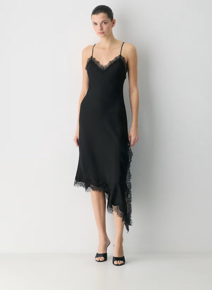 Nocturna Satin Dress