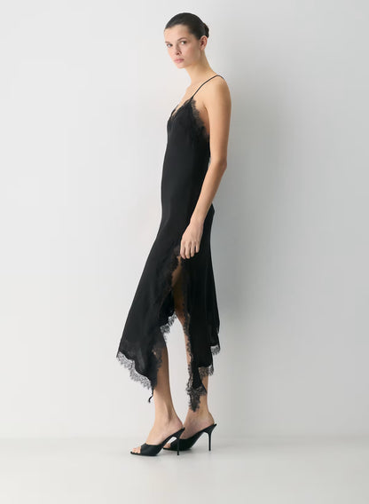 Nocturna Satin Dress