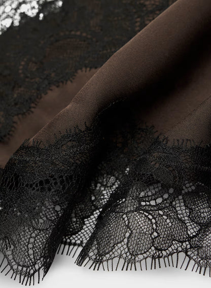 Nocturna Satin Dress