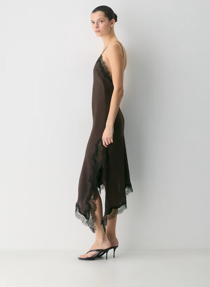 Nocturna Satin Dress