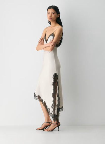 Nocturna Satin Dress