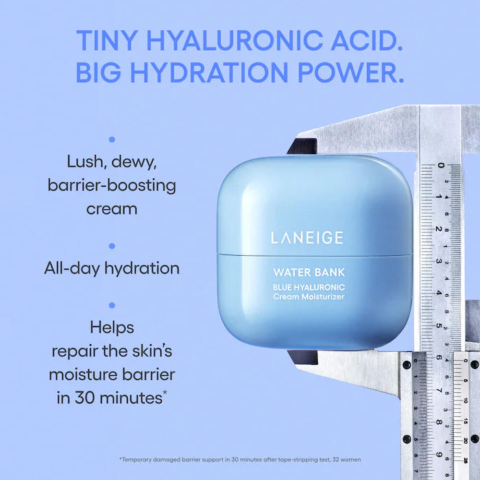 Water Bank Blue Hyaluronic Cream Moisturizer for Moisture Barrier Repair