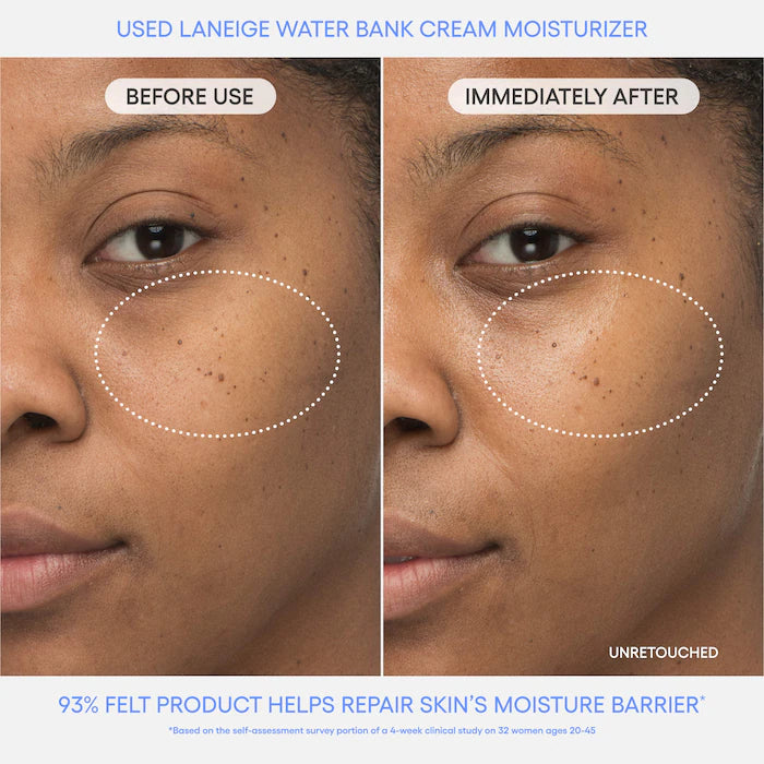 Water Bank Blue Hyaluronic Cream Moisturizer for Moisture Barrier Repair