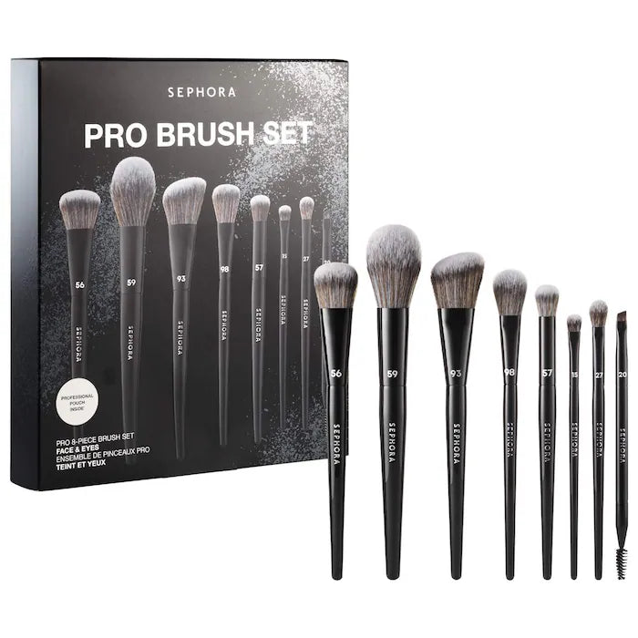 8-Piece PRO Brush Face & Eye Set