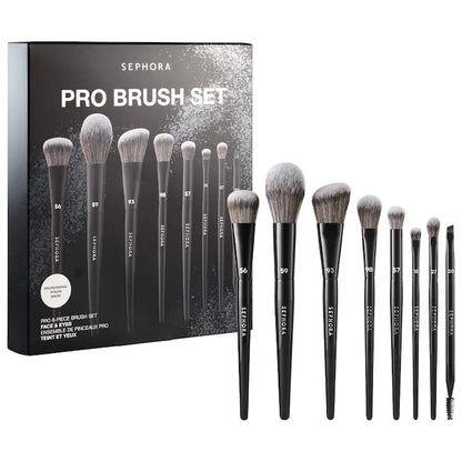 8-Piece PRO Brush Face & Eye Set
