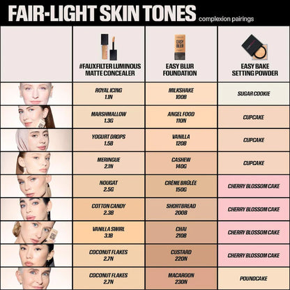 Easy Blur Natural Airbrush Foundation with Niacinamide