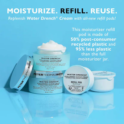 Water Drench® Hyaluronic Acid Cloud Cream Hydrating Refillable Moisturizer for All Skin Types