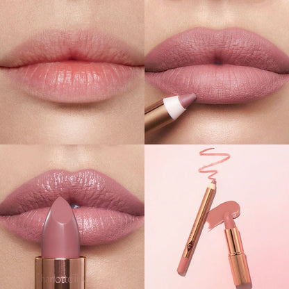 Mini Pillow Talk Lipstick & Liner Set