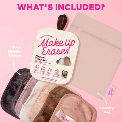 Neutrals 7-Day Set Reusable Makeup Remover