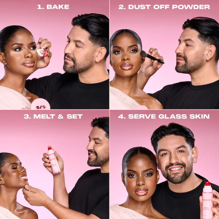 Powder Melt Glass Setting Spray