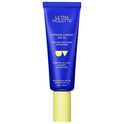Supreme Screen SPF 50 Facial Sunscreen Moisturizer and Primer