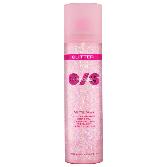 On 'Til Dawn Mattifying Waterproof Setting Spray Glitter