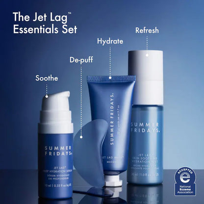 The Jet Lag™ Essentials Hydration Set for Travel