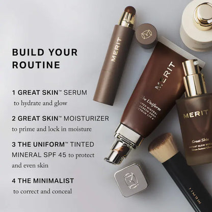 The Uniform Tinted Mineral Sunscreen Broad Spectrum SPF 45