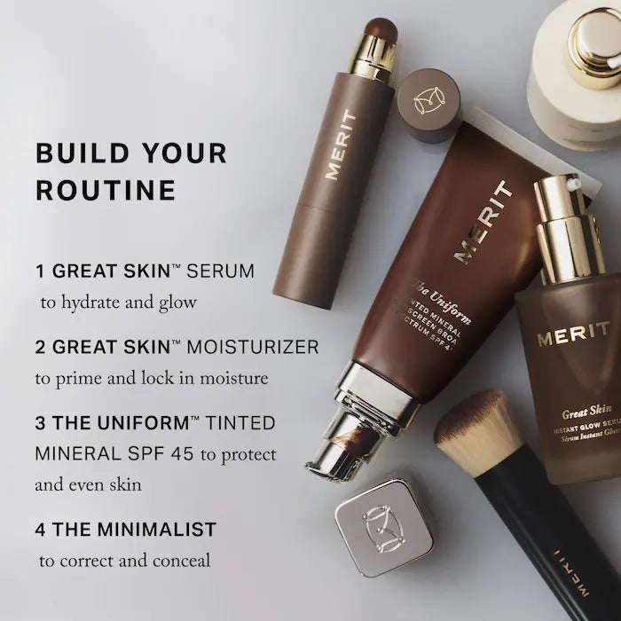 The Uniform Tinted Mineral Sunscreen Broad Spectrum SPF 45