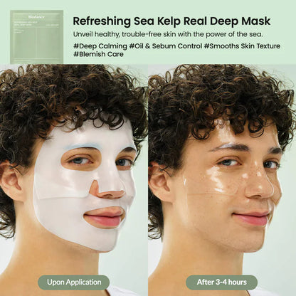 Real Deep Mask Gift Set - 4 Masks for Pore Care, Hydration, Calming and Dark Spot Treatment