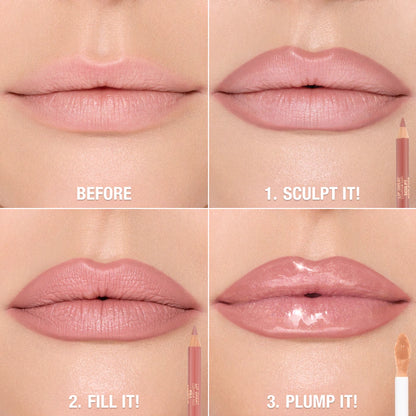 Super Nudes Lip Cheat Contour Duo Lip Liner