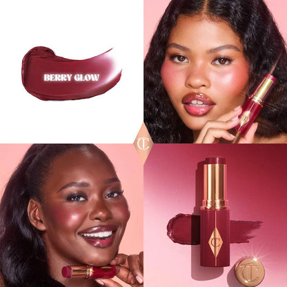 Unreal Lip + Cheek Glow Blush Stick with Hyaluronic Acid