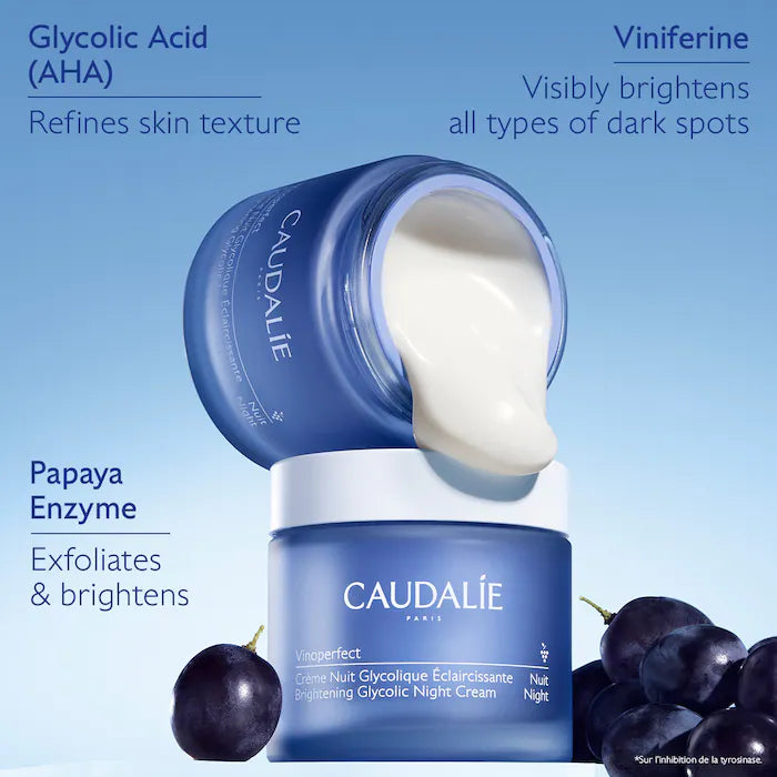 Vinoperfect Brightening Glycolic Refillable Night Cream