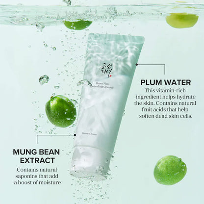 Green Plum Refreshing Cleanser for Gentle Daily Wash