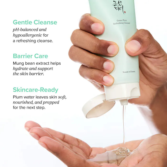 Green Plum Refreshing Cleanser for Gentle Daily Wash