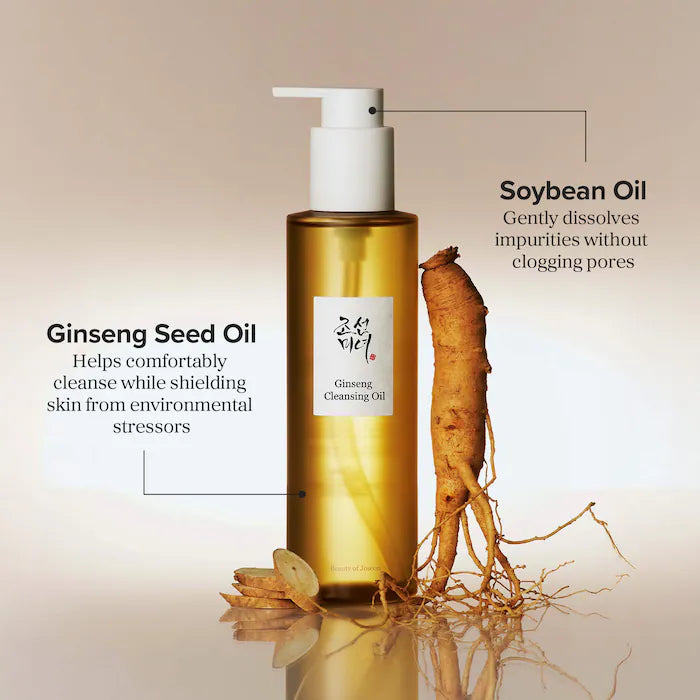 Ginseng Cleansing Oil for Gentle Daily Cleansing