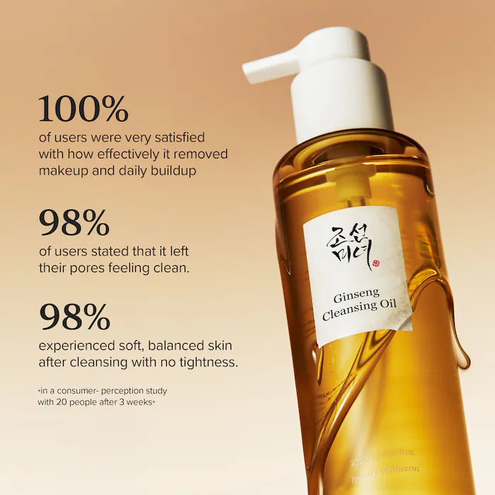 Ginseng Cleansing Oil for Gentle Daily Cleansing
