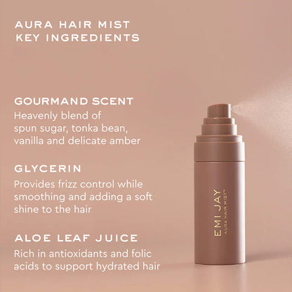 Aura Hair & Body Fragrance Mist in Toasted Sugar with Spun Sugar & Sweet Vanilla