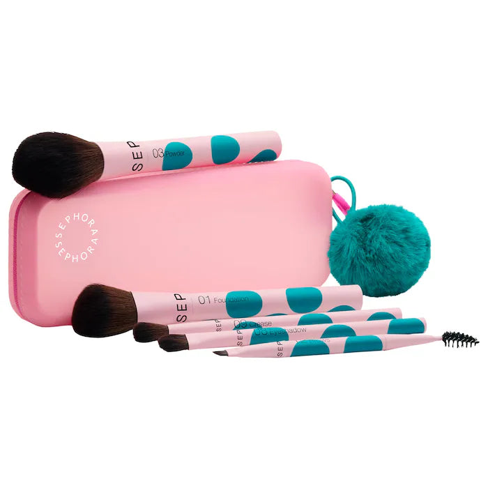 5-Piece Face and Eye Brush Set