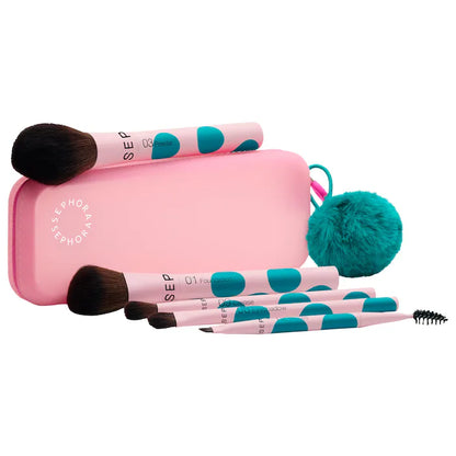 5-Piece Face and Eye Brush Set