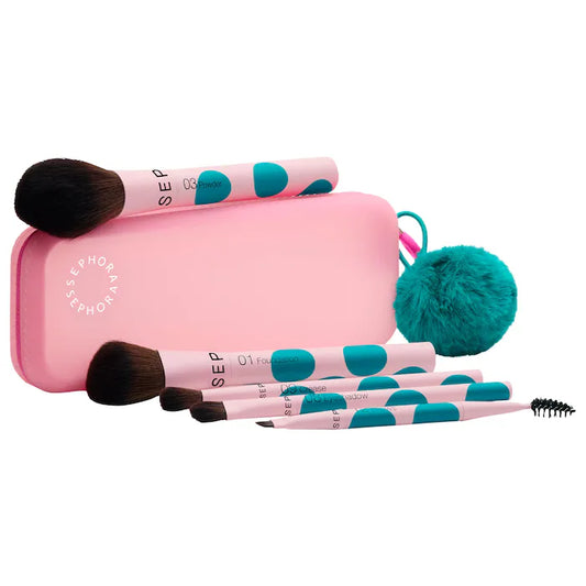 5-Piece Face and Eye Brush Set