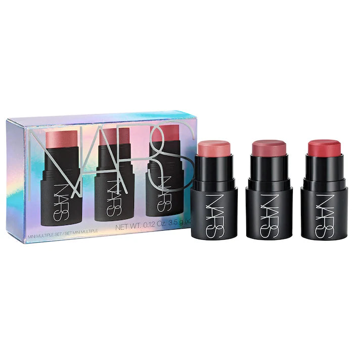 Mini Multiple Soft Blur Blush Stick Set for Cheeks, Eyes, and Lips