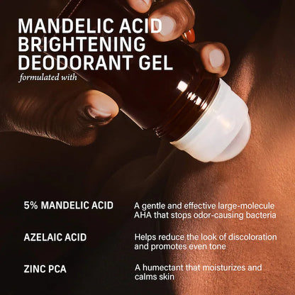 Sacred Santal Mandelic Acid Brightening Deodorant Gel with 48-Hour Odor Protection