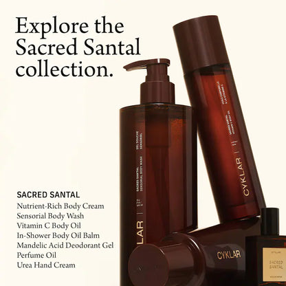 Sacred Santal Mandelic Acid Brightening Deodorant Gel with 48-Hour Odor Protection
