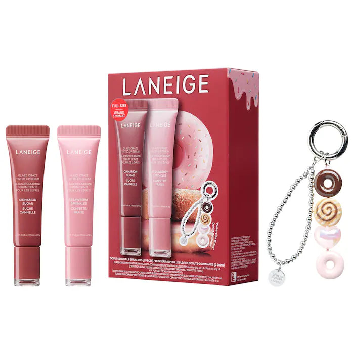 Glaze Craze Donut Delight Hydrating Tinted Lip Serum Duo