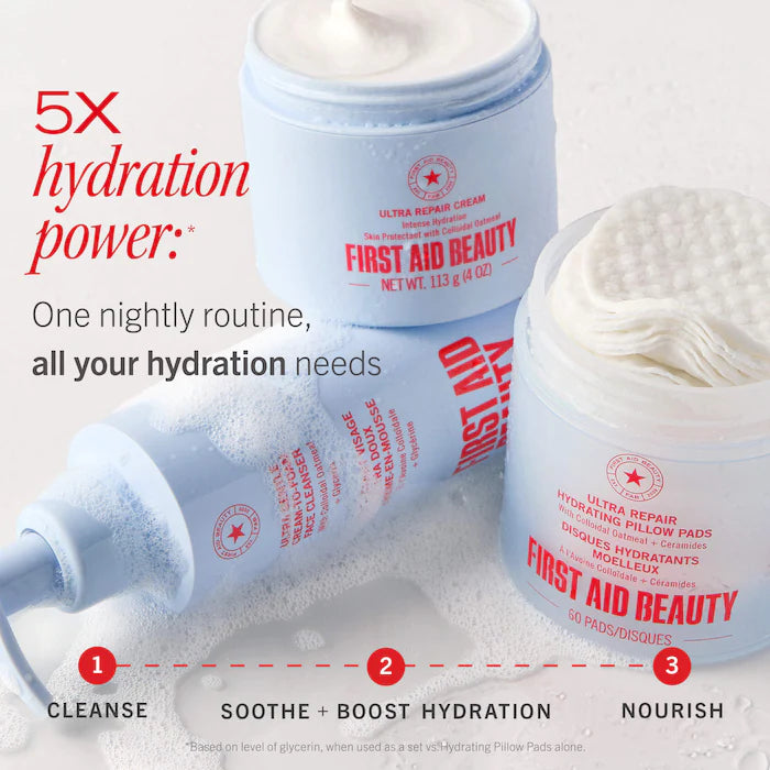 Ultra Gentle Pure Skin Cream-to-Foam Face Cleanser with Colloidal Oatmeal + Glycerin