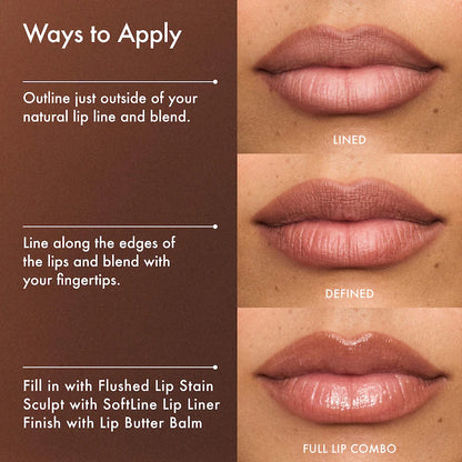 SoftLine Lip Liner Long-Lasting Lip Pencil