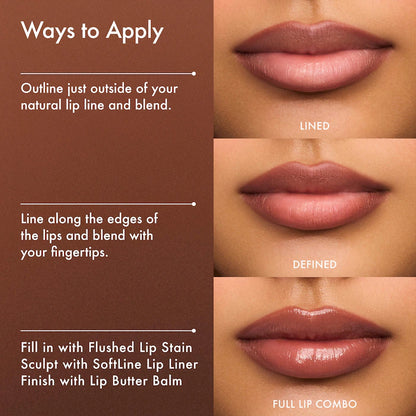 SoftLine Lip Liner Long-Lasting Lip Pencil