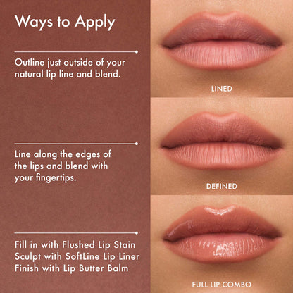 SoftLine Lip Liner Long-Lasting Lip Pencil