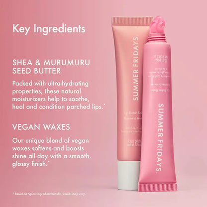 Sweet Pink Duo with Birthday Cake + Strawberry Soft Serve Lip Butter Balm