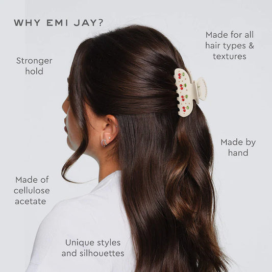 Sweetheart Hair Claw Clip in Cherry Pie